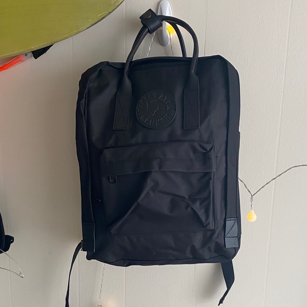 Fjallraven Black Backpack